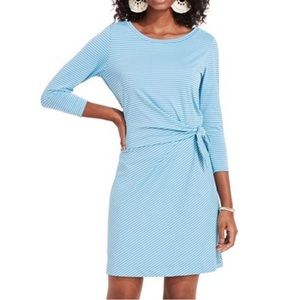 {Vineyard Vines} Sankaty Striped Side Tye Dress